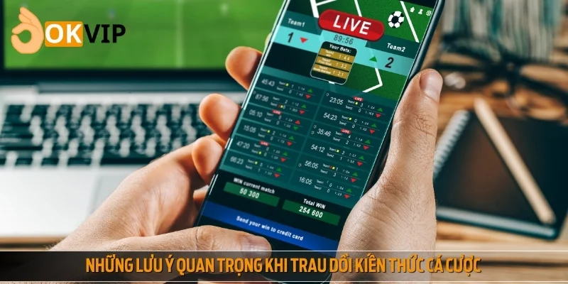 Ghi nhớ những lưu ý khi thu thập kiến thức cá cược bóng đá
