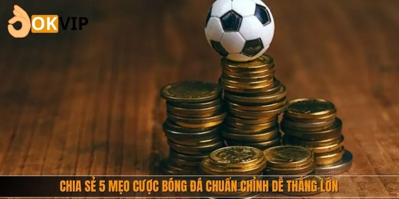 Chia sẻ 5 mẹo cược bóng đá chuẩn chỉnh dễ thắng lớn